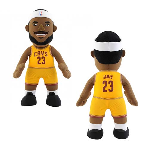 NBA Cleveland Cavaliers LeBron James Gold Jersey 10-Inch Plush Figure